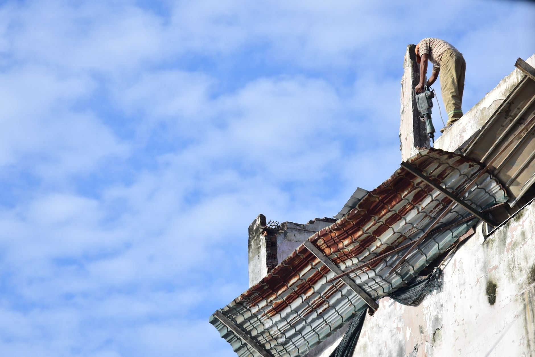 Re-roofing sample